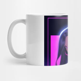 Beautiful Cyber Anime Girl Mug